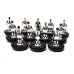 Subbuteo Andrew Table Soccer Juventus 2014-2015 Champions League on Classic Hasbro Bases